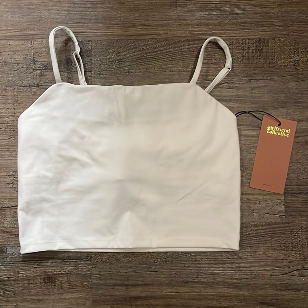 girlfriend collective Ivory Devon Compressive Cami